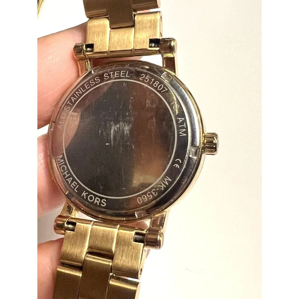 Michael Kors Norie Quartz Movement Quiet Luxury Gold Dial Ladies Watch MK3560